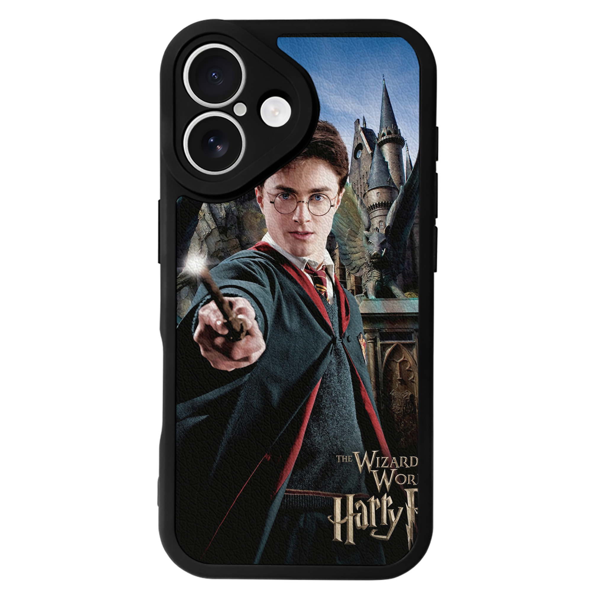（画像用） Harry Potter ハリー・ポッターシリーズ 【iPhone 16シリーズ対応】シリコンスマホケース（レザー調） 材質：シリコン